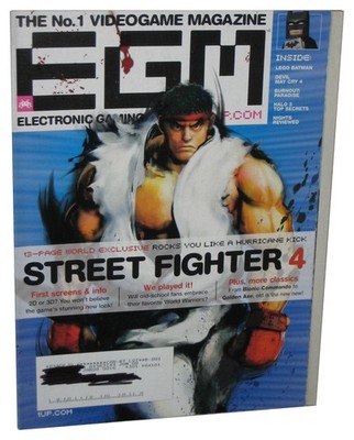 Electronic Gaming Monthly EGM Magazin Buch #224 - (Street Fighter 4 Cover)
