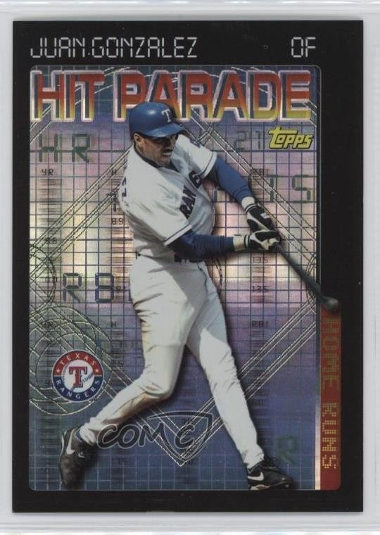 2003 Topps Hit Parade Juan Gonzalez #HP6 19bs