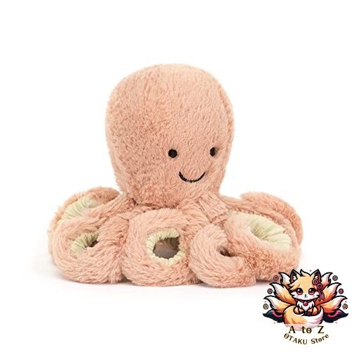 NEU Jellycat Odell Oktopus Stofftier winzig 5,5 Zoll - Ozean und Meer Plüsch - Bild 1 von 3