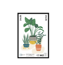 Mainstays 24x36 Basic Black Poster Frame Free...