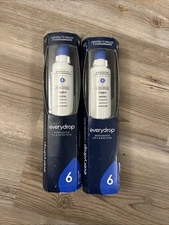 2 NEW Genuine EveryDrop Whirlpool Ice Water Refrigerator Filter 6 Months EDR6D1 