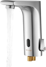 Motion Sensor Touchless Bathroom Faucet, Adjustable Hot/Cold, Brushed Nickel