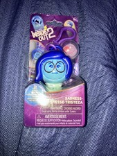 Disney Pixar INSIDE OUT 2 Fidget Figure Bag Clip On Keychain SADNESS