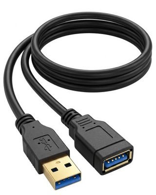 12FT USB 3.0 Extension Cable Male To Female Extender For Webcam Hub Mouse