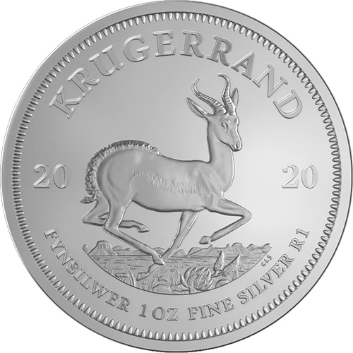2020 Silver Krugerrand 1 oz — photo from the most recent tracked eBay sale