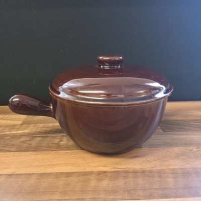 Vintage Bourne Denby Kasserolle Serviertopf mit Griff und Deckel 2 Pint