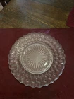 Vtg Clear Anchor Hocking Bubble Luncheon Plate 9 1/4 In