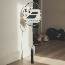 Professional Graphite Badminton Racket - Balanced Design for Defence Power