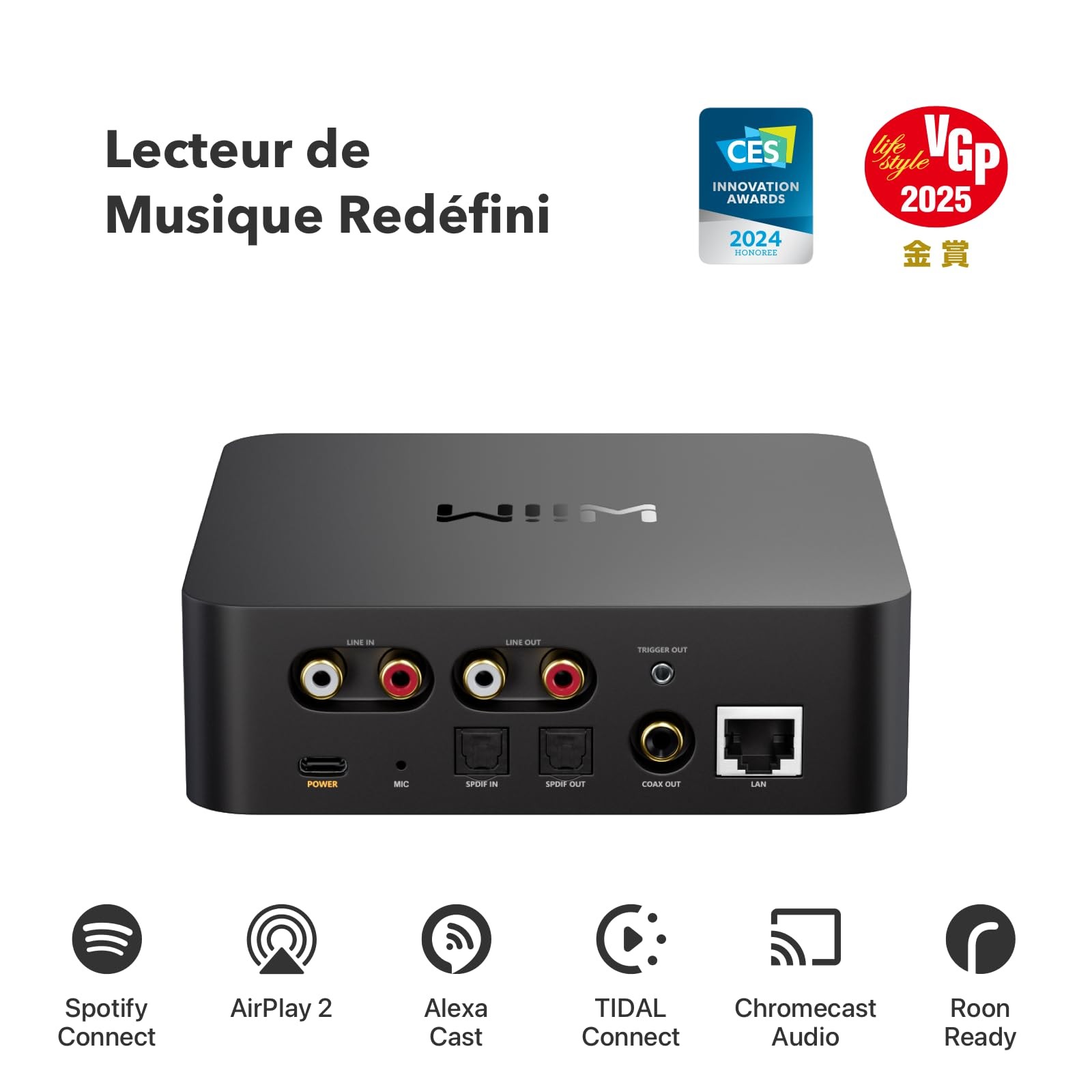 Google Cast Audio Streamer Multiroom WiFi Haute Résolution - 2