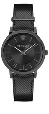 Versace Watch V-Circle VE5A00220 Black Steel 42mm Swiss Quartz WR