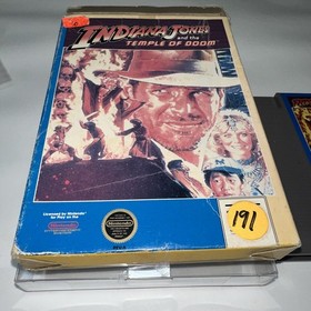 Indiana Jones and the Temple of Doom Nintendo Entertainment System NES No Manual