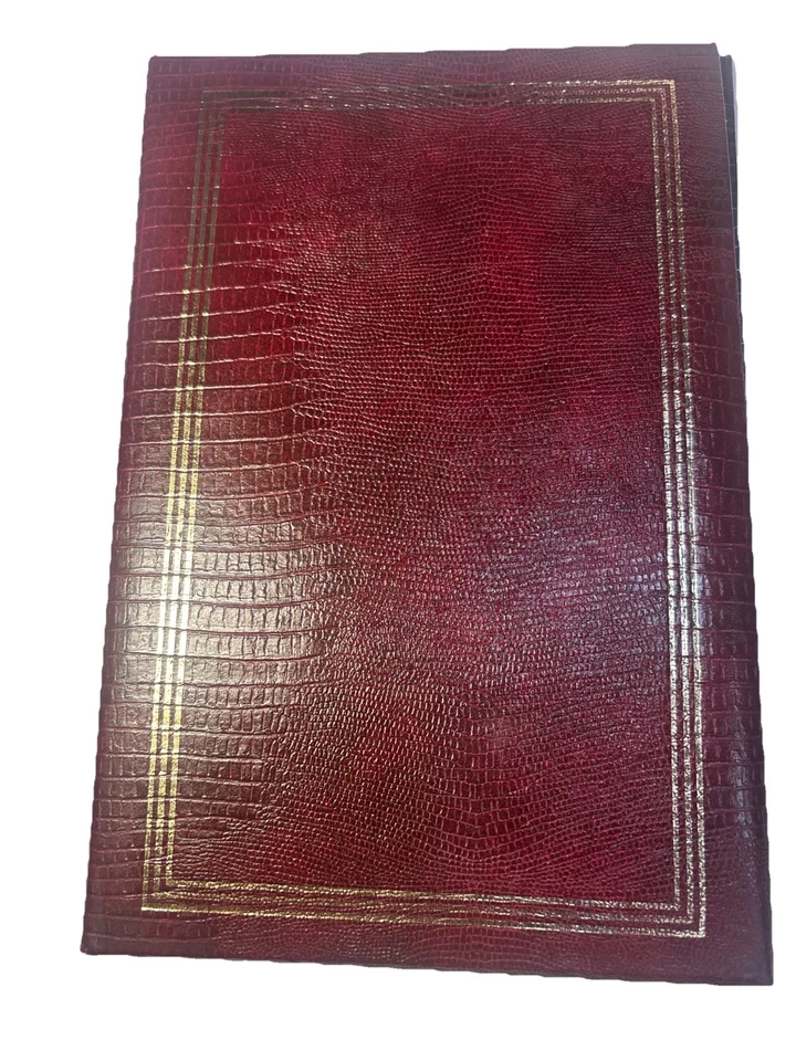 Vintage 1990s Pioneer Photo Album Wine Color W/Gold Trim Holds 60 Pics & Index - Image 3 of 4
