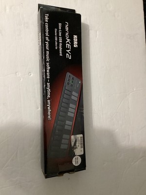 Korg nanoKEY2 Slim-Line USB Keyboard Controller Black