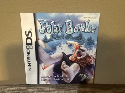 No Game! Original Manual for Polar Bowler (Nintendo DS, 2008)