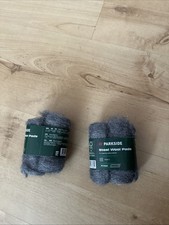 2 X Parkside Stainless Steel Wool Pads Pack of 4 Wire Wool for DIY & Cleaning