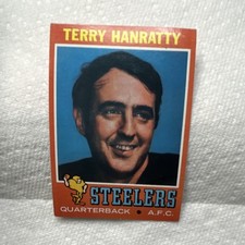 1971 Topps - Terry Hanratty Pittsburgh Steelers #30 Rookie Base Football Card. rookie card picture