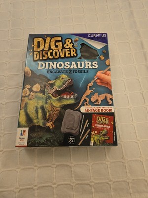 Dig & Discover Dinosaurs Kit | Excavate 2 Fossils | ...