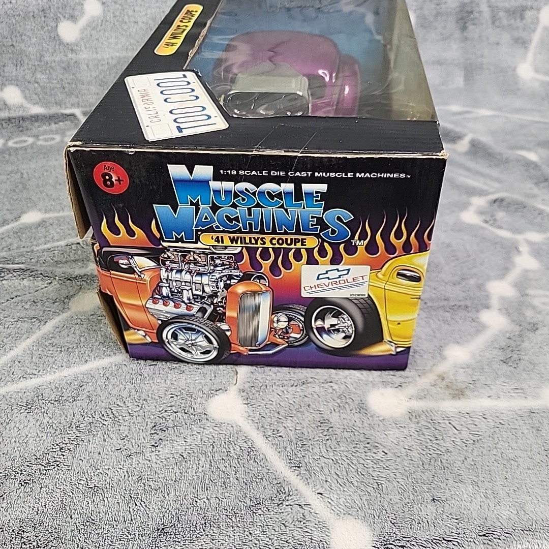 41 1941 Willys Coupe Muscle Machines 1:18 (Purple) NIB | eBay