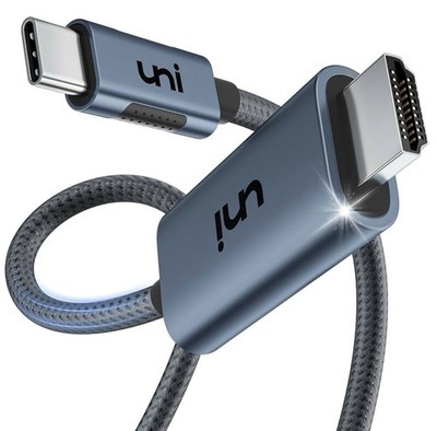 uni USB-C to HDMI 2.1 Cable 8K 60Hz 4K 144Hz HDR 3.3FT Thunderbolt Open Box
