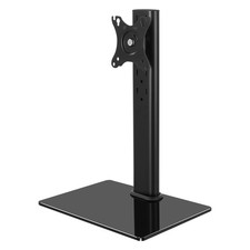 Single Computer Monitor Stand Free Standing Desk Vesa Mount for 13 inch to 32...