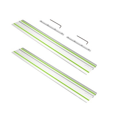 110in Track Saw Guide Rail for festool Track Saw, 55'' x 2 Guide Rail with Con...