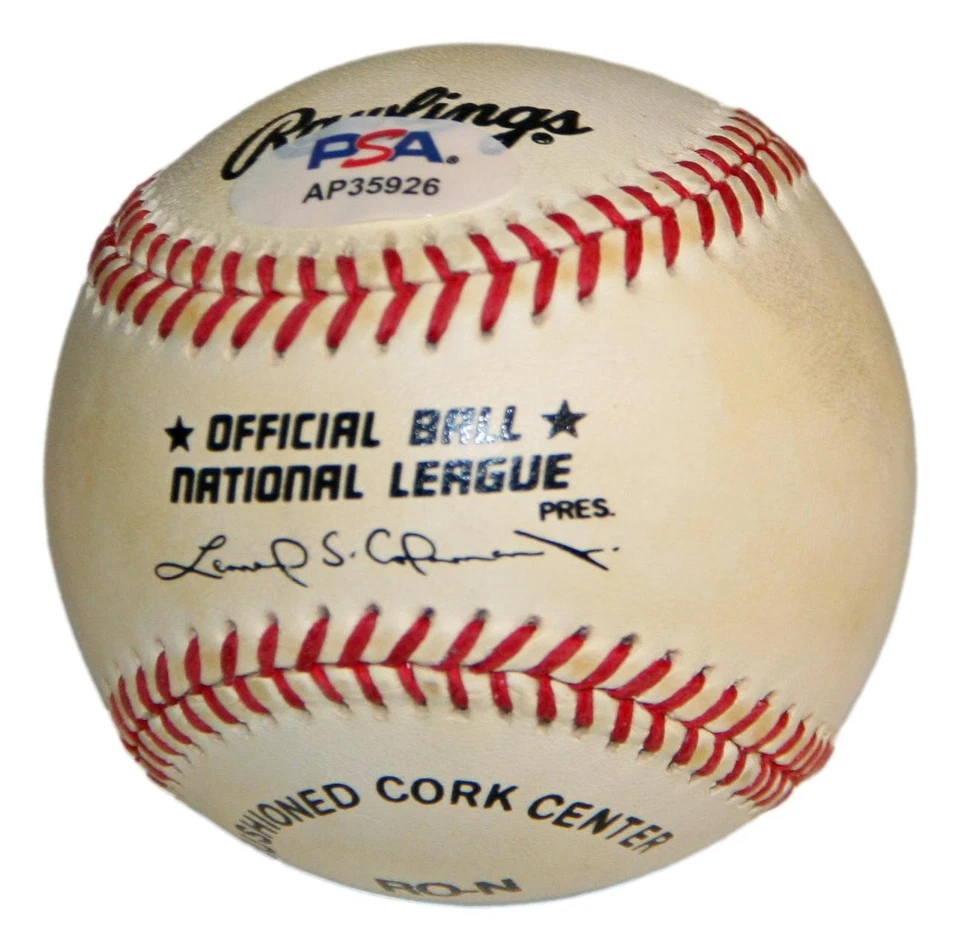 Mike Schmidt Autographed Official National League Baseball Phillies PSA/DNA - Image 2 of 3