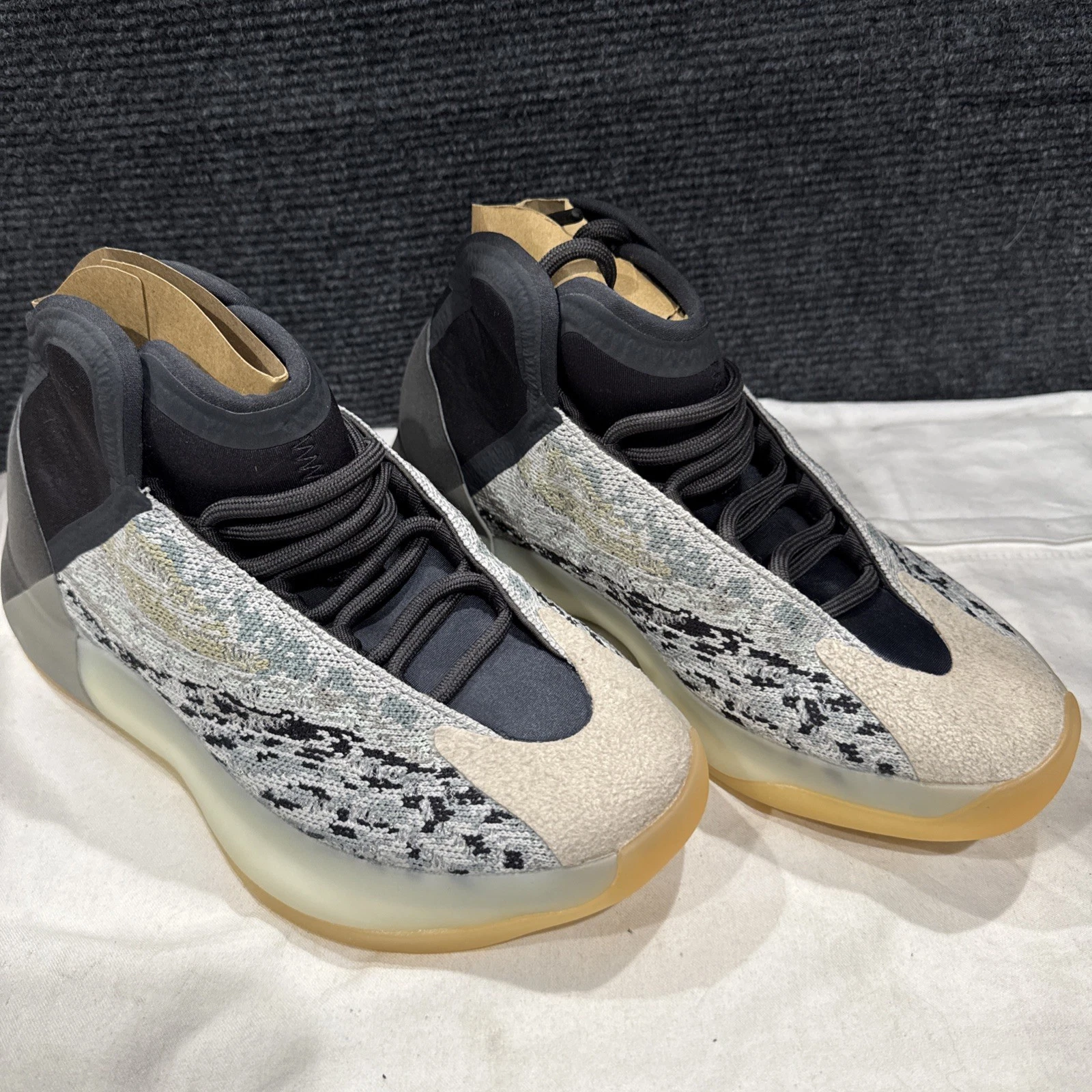 YEEZY Scarpe da basket Adidas YZY QNTM Sea Teal nuove da uomo taglia 5