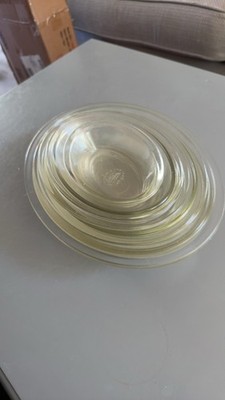 Pyrex Glas Rührschüsseln 6er Set klar verschachtelt Küche gebraucht