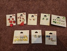 Lot Of 8 Sets Of Holiday Claire's Ear Rings