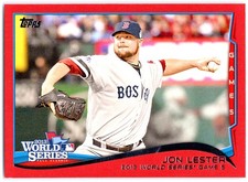 2014 Topps #206 Jon Lester Red