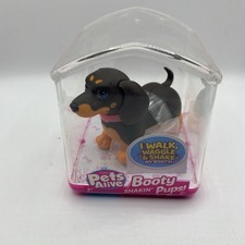 Zuru Pets Alive Booty Shakin' Pups DACHSHUND Interactive Toy Figure NEW