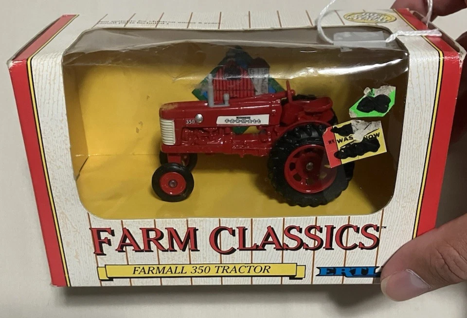 3 Ertl 1/43 Farm Classics Toys: Tractor, Corn Picker, and Pull-type Combine - Image 4 of 4