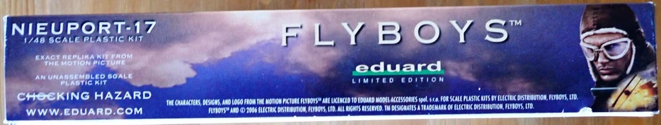 Eduard Flyboys 1/48 Scale NIEUPORT-17 Airplane Model Kit - Image 4 of 4