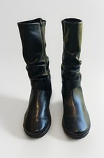 Moshulu Malmo Zip Up Women's New Leather Boots Size UK 7 EU 41 In Box