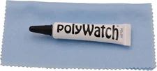 Poly Watch Plastic Crystal Glass Polish & Scratch Remover Repair Tool Blue Cloth
