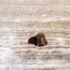 Vintage Radio Knob 1pc "Pointer" 1930s-50s Bakelite 1/4" Opening w/ Set Screw