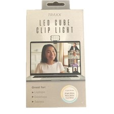 LED Cube Clip Light For Laptops Desktops Tablets Phones