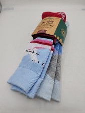 Alpine Design Youth Snow Sport Socks 2 Pack, Pink/Snow Small 13K-4