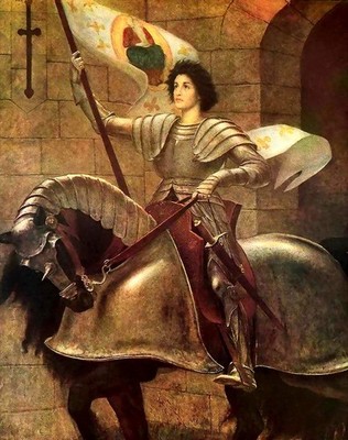 8x10 Druck WILLIAM BLAKE RICHMOND präraffaelitische Kunst - SAINT JOAN OF ARC