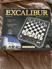 Excalibur Deluxe Electronic Chess Game - 73 Power Levels - Working!