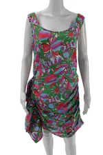 RHODE Womens Tilda Dress - White Fleur Tropicale Size 12