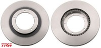 2X Bremsscheibe TRW DF6486 2 Bremsscheiben Vorderachse Vorne FüR Porsche