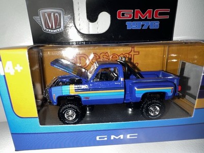 M2 Machines 1976 GMC SIERRA GRANDE 15 DESERT FOX BLUE | eBay