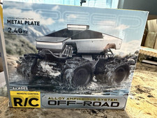 R/C Off-Road Amphibious Alloy Truck 2.4GHz Silver/Black Model OFF-ROAD