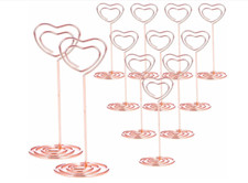 10Pcs Table Number Card Holders Table Picture Photo Memo Holder, Wedding Party