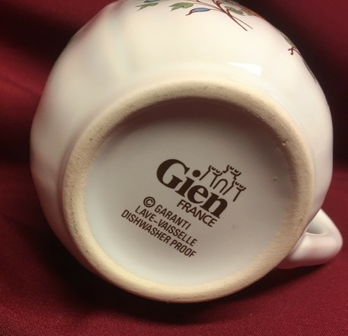 Gien Rouen Au Sainfoin Coppa piatta 3" - Francia - Foto 3 di 3
