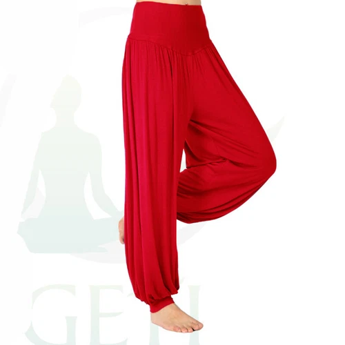 Women Harem Pants Indian Hippie Pant Ladies Casual Gym High Waist Bottoms - Picture 10 of 31