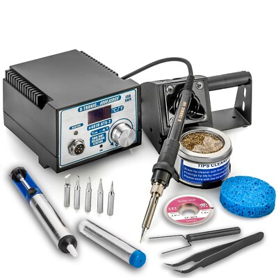 X-Tronic 4010-XTS-2 75 Watt Digital Soldering Iron Station Kit with Accessories