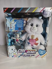 Limited Edition Care Bears 14"Hopeful Heart Bear, w/5" Collectible Hopeful Heart