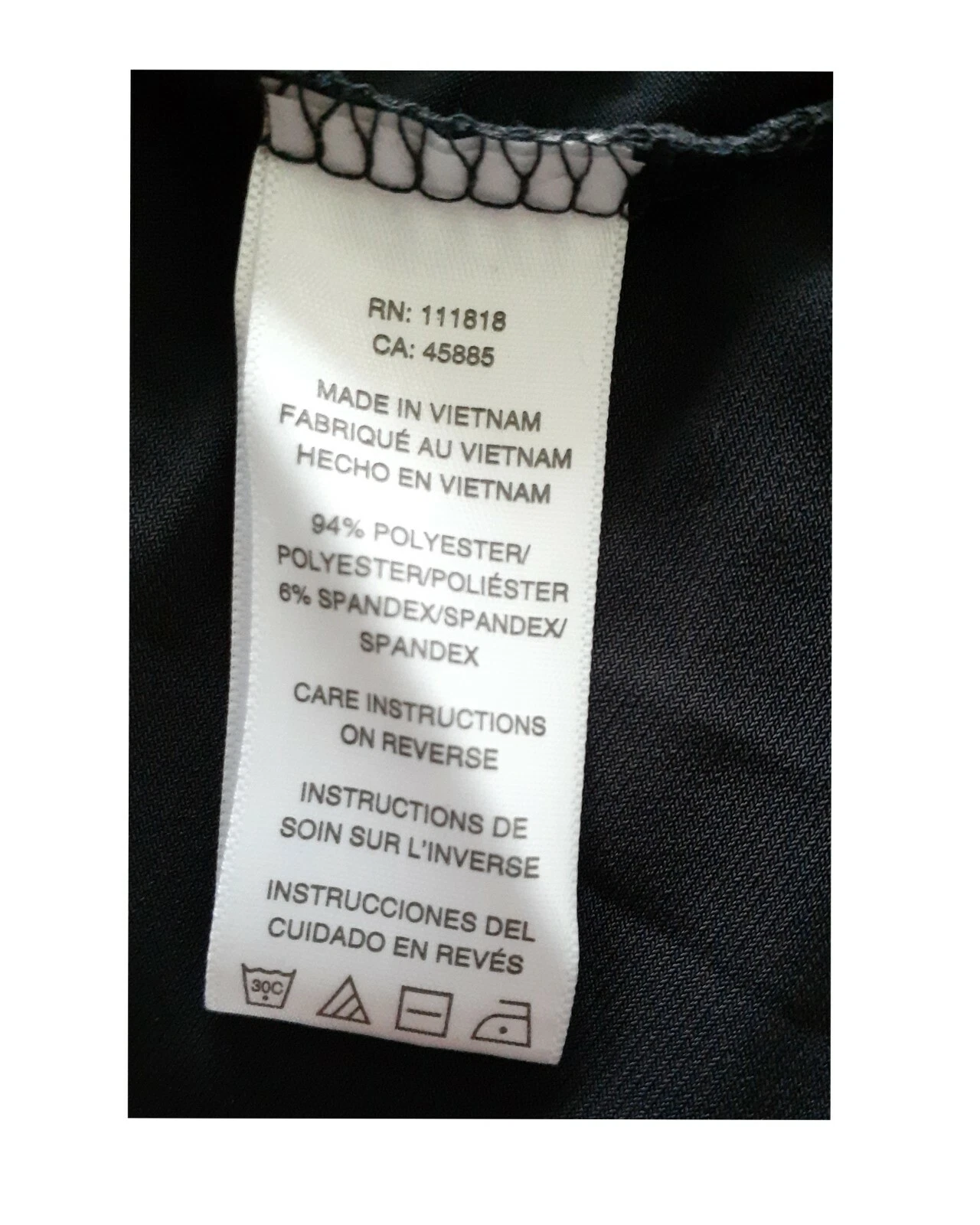 Abito Michael Kors grigio antracite manica lunga attorcigliato nodo O ring elasticizzato L $130